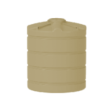 Image of a 2000L Squat Round Poly Tank